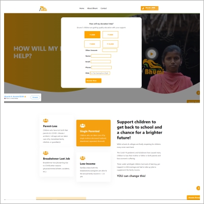 Landing Page